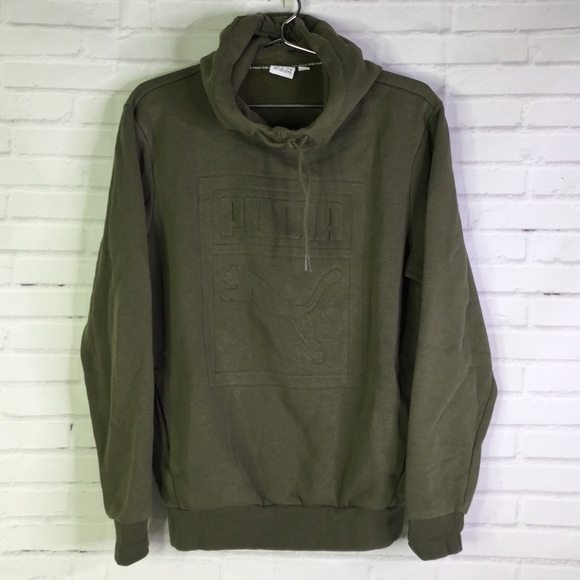 jungle emotioneel Uitbeelding Puma | Shirts | Puma Mens Sz M Archive Embossed Logo Hoodie Green | Poshmark